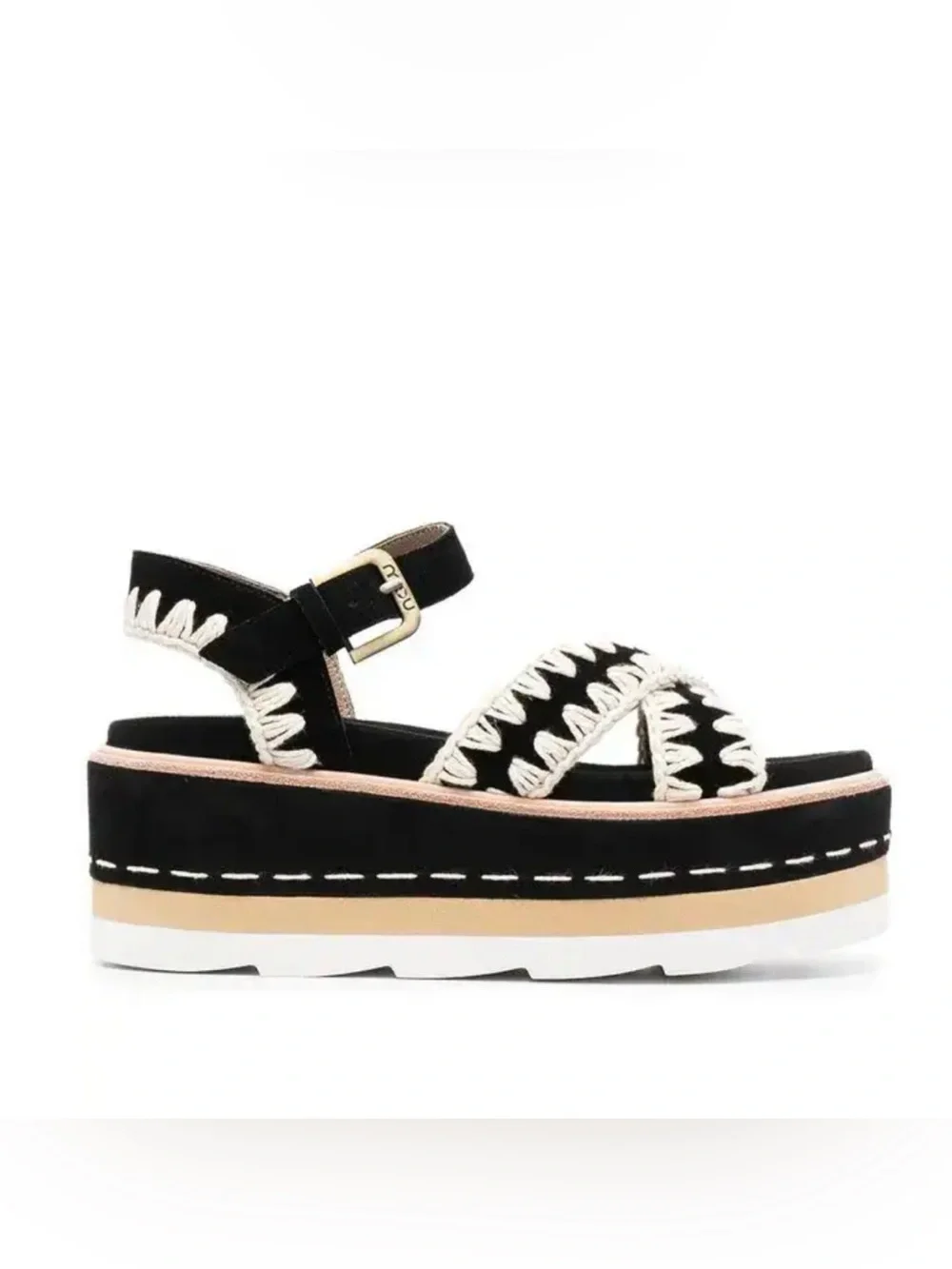 Mou Platform Suede Sandals 37